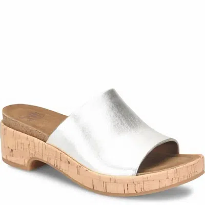 SÖFFT WOMEN CASS SANDAL IN LIGHT PLATINO