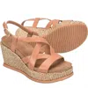 Söfft Devyn Slingback Espadrille Platform Wedge Sandal In Brown