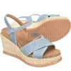 Söfft Diana Espadrille Platform Wedge Sandal In Multi