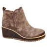 Söfft Women's Emeree Wedge Shoes In Mushroom Suede In Multi