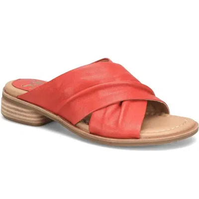 Söfft Women's Fallon Sandals In Coral In Red