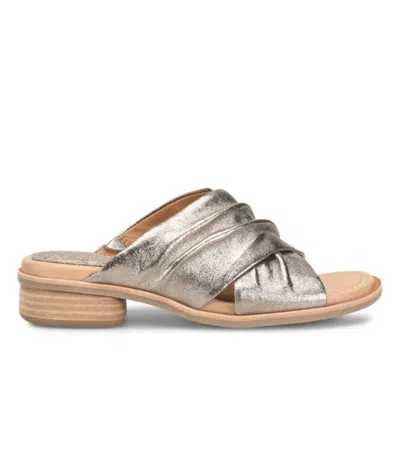 Söfft Women's Fallon Slide Sandal In Bronze In Gold