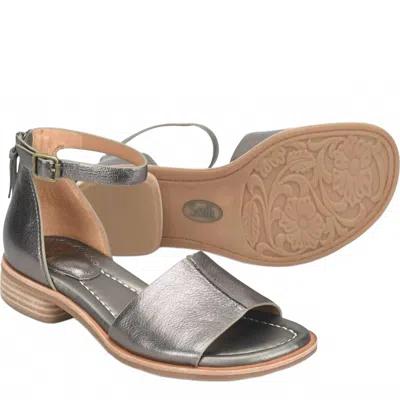 SÖFFT WOMEN'S FAXYN SANDAL IN PEWTER