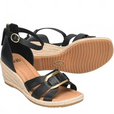 Söfft Women's Ivy Wedge Sandals In Black In Multi