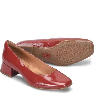 Söfft Women's Lillian Block Heel Pumps In Red