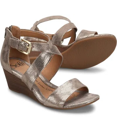 Söfft Women's Mauldin Sandal In Bistro Taupe In Multi