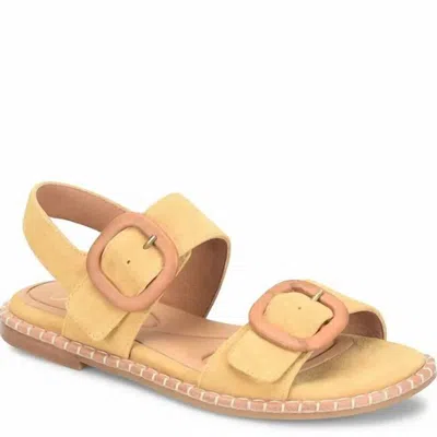 Söfft Women Napa Sandal In Goldenrod In Yellow
