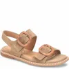 Söfft Women Napa Sandal In Oak Brown In Multi