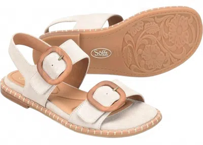 Söfft Women's Napa Slingback Sandal In Natural In White