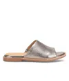 Söfft Noble Slide Sandal In Gold