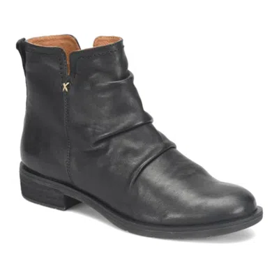 Söfft Women's Sofft Beckie Boots Black Leather Side Zipper Ankle Bootie Htat213