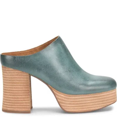 Söfft Women's Veronica Platform Mule In Teal