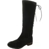 Söfft Sharnell Ii Womens Suede Lace-up Knee-high Boots In Brown