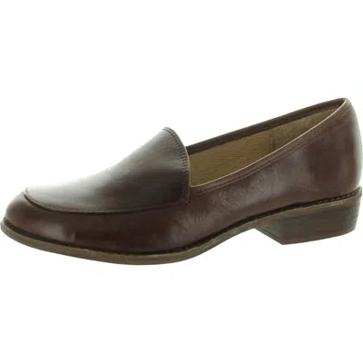 Söfft Womens Padded Insole Leather Loafers In Brown