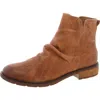 Söfft Womens Zipper Faux Leather Ankle Boots In Multi