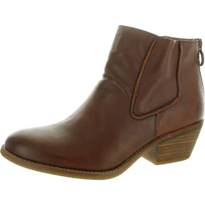 Söfft Womens Zipper Leather Ankle Boots In Multi