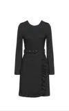 Sfizio Short Dresses In Black