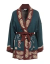 Sfizio Studio Woman Cardigan Deep Teal Size S Acrylic, Viscose, Wool In Green