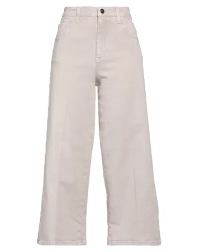Sfizio Denim Cropped In Beige