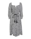 Sfizio Midi Dresses In Black