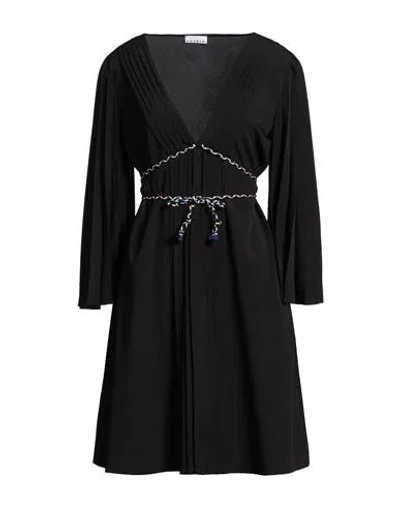 Sfizio Studio Woman Mini Dress Black Size 6 Polyester