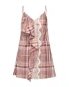 Sfizio Short Dresses In Red
