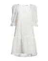 Sfizio Short Dresses In White