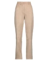 Sfizio Studio Woman Pants Beige Size 6 Polyester, Elastane