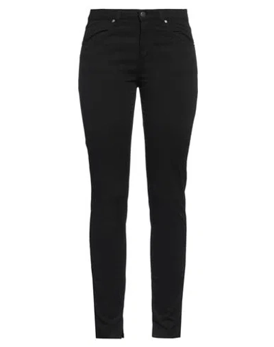 Sfizio Studio Woman Pants Black Size 28 Cotton, Elastane