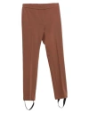 Sfizio Studio Woman Pants Brown Size 2 Viscose, Polyacrylic, Elastane