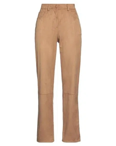 Sfizio Woman Pants Tan Size 0 Polyester In Beige