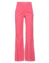 Sfizio Studio Woman Pants Fuchsia Size 6 Cotton, Elastane In Pink