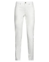 Sfizio Studio Woman Pants White Size 26 Cotton, Elastane In White