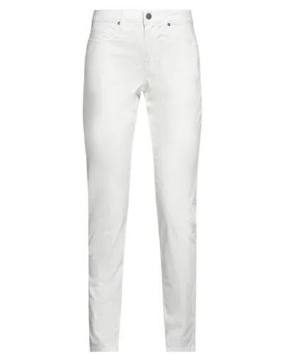 Sfizio Studio Woman Pants White Size 26 Cotton, Elastane