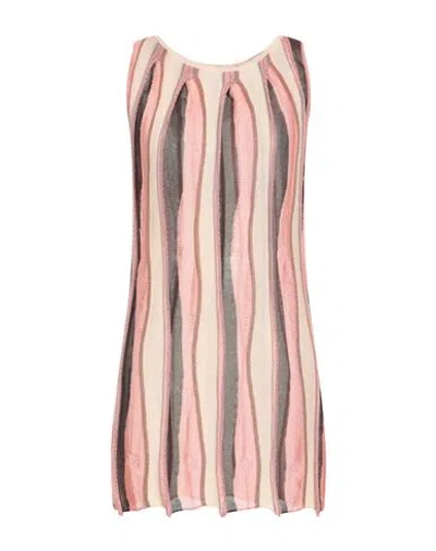 Sfizio Woman Top Pink Size 8 Viscose, Polyester