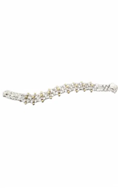 Sg Liquid Metal Women's Bx1-n Bracelet In Silver/gold