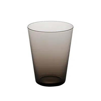 Sghr Sugahara Fifty's Handcrafted Glass Tumbler - Grey In Gray