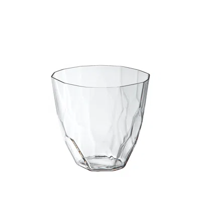 Sghr Sugahara Ginette Faceted Old Fashioned Glass - White In Transparent