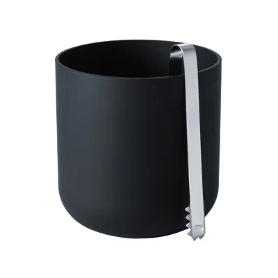 Sghr Sugahara Matte Black Handcrafted Glass Ice Bucket