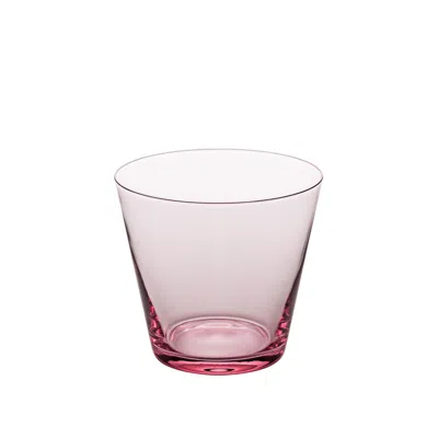 Sghr Sugahara Pink Fifty's Handcrafted Old Fashioned Glass - Violet