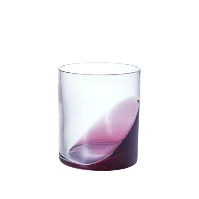 Sghr Sugahara Pink / Purple Nozomi Old Fashioned Glass - Pink & Purple
