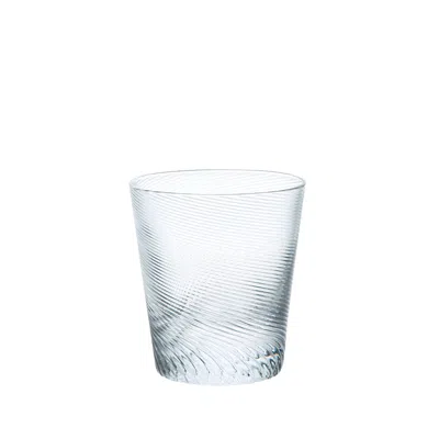 Sghr Sugahara White Kirameki Old Fashioned Glass - Twist, Clear