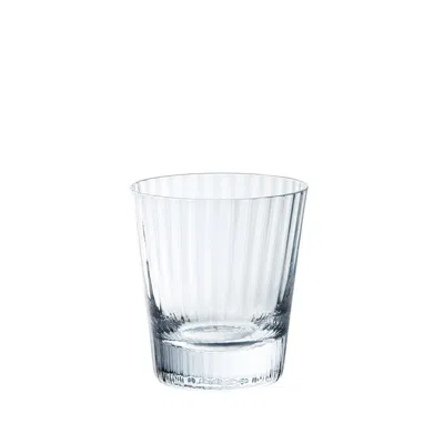 Sghr Sugahara White Kirameki Old Fashioned Glass - Vertical Thirty Two Lines, Clear