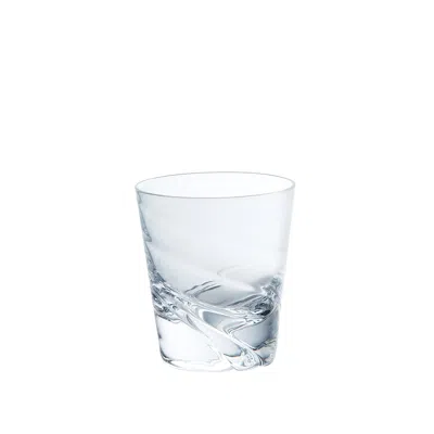Sghr Sugahara White Kirameki Old Fashioned Glass Three Lines
