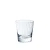 Sghr Sugahara White Kirameki Old Fashioned Glass Vertical Thirty Two Lines, Clear In White