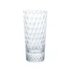 Sghr Sugahara White Kirameki Tumbler Glass - Grid, Clear