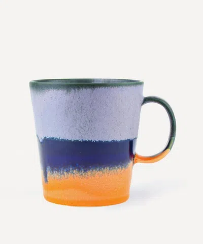 Sgw Lab Black Porcelain Mug In Multi