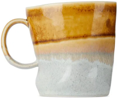 Sgw Lab Brown & Off-white Distorted Yt011 Mug In Brown/white