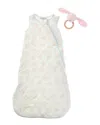 Shabby Chic 2pc Bamboo Printed Sleepbag Sec In Multi
