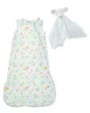 Shabby Chic 2pc Bamboo Printed Sleepbag Sec In Multi
